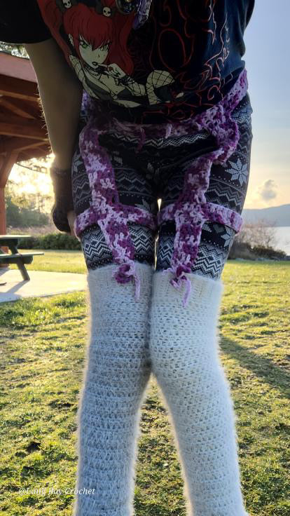 The Fae’s Corset - DIY Crochet Festival/Lingerie Corset and Garter Set PDF Pattern