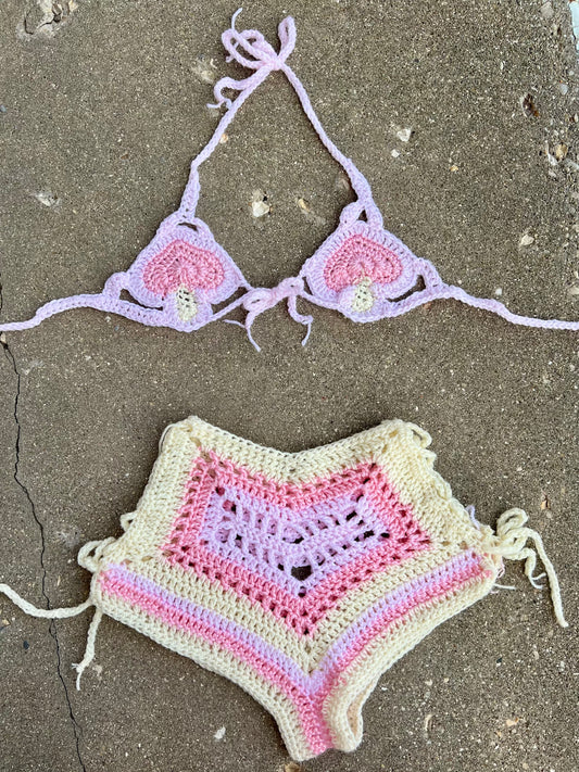 XS-M 2P Cotton Candy Mushroom Set