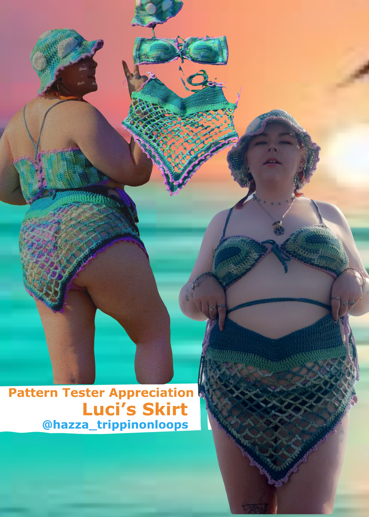 Luci’s Fishnet Skirt - DIY Crochet Festival Skirt PDF Pattern