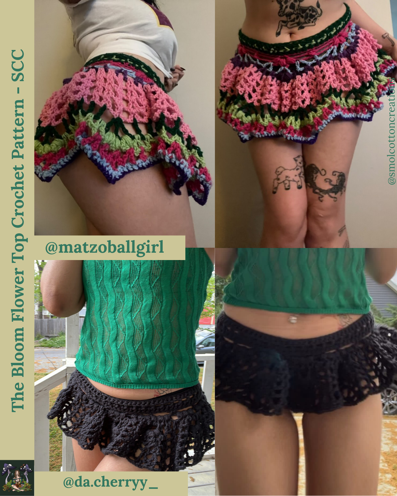 The Bloom Skirt - DIY Crochet Festival Skirt PDF Pattern