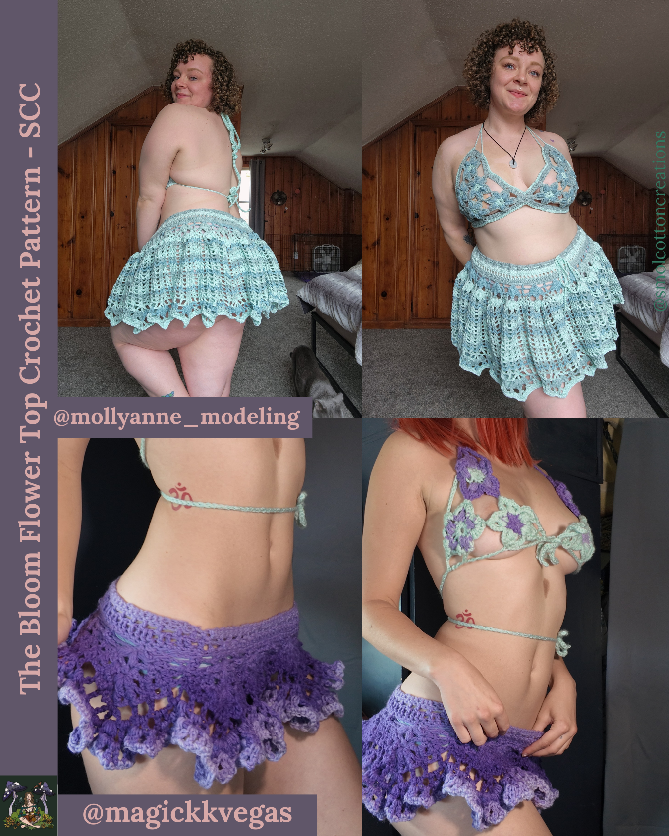 The Bloom Skirt - DIY Crochet Festival Skirt PDF Pattern