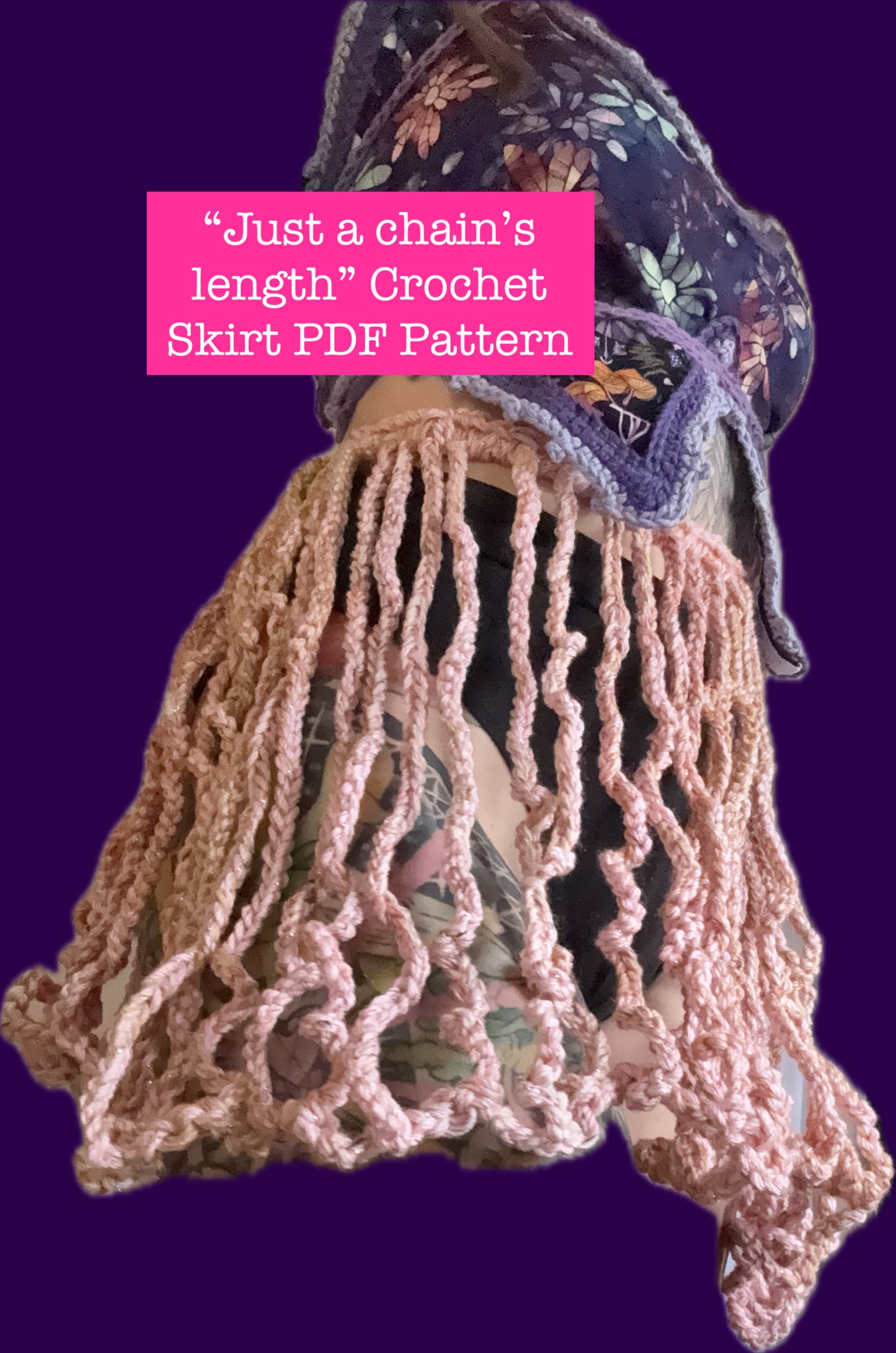 "It’s Just a Chain’s Length" Crochet Skirt - DIY Crochet Festival Skirt PDF Pattern