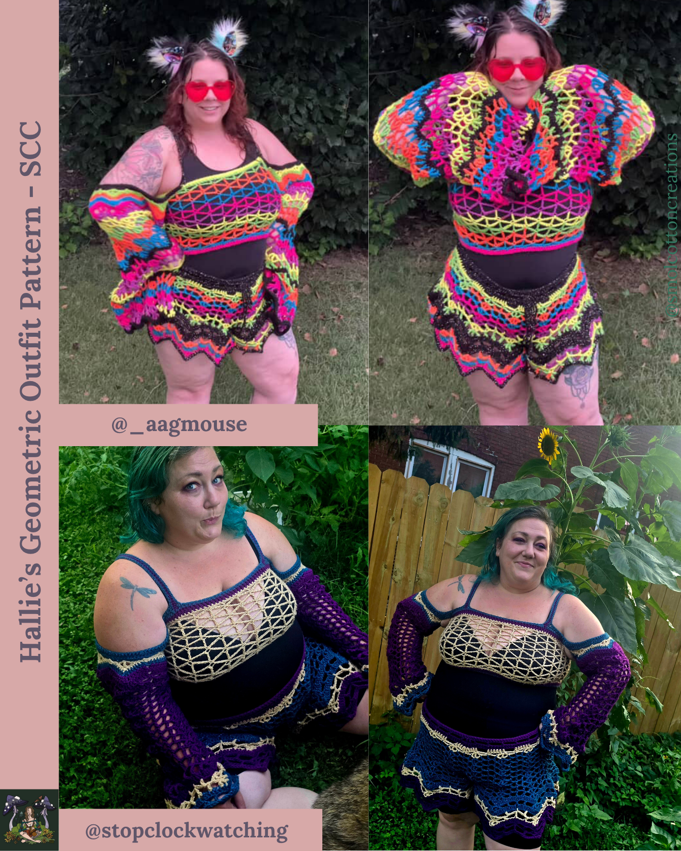 Hallie’s Geometric Outfit - DIY Crochet Festival Outfit PDF Pattern