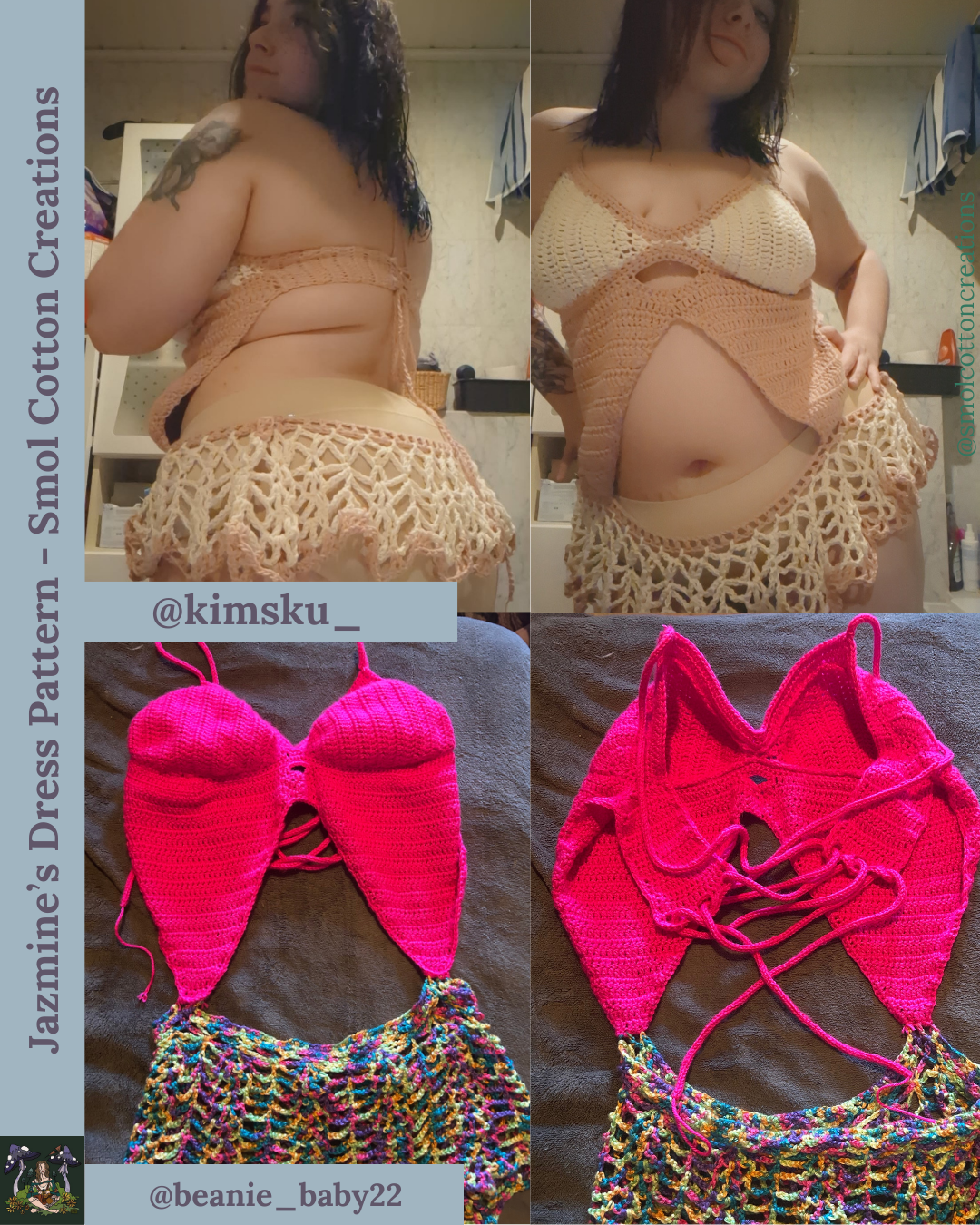 Jazmine’s Busty and Lacey Dress - DIY Festival Dress PDF Crochet Pattern