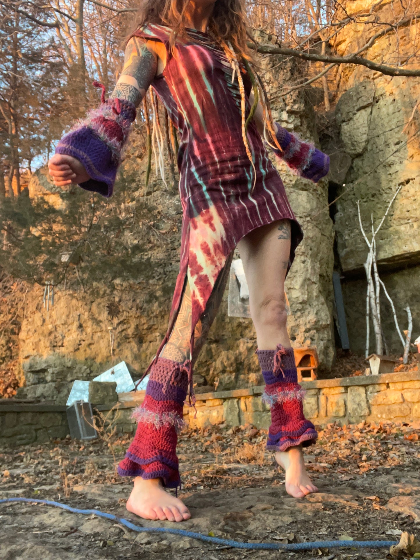 Belle Sleeve Leg and Arm Warmer Set