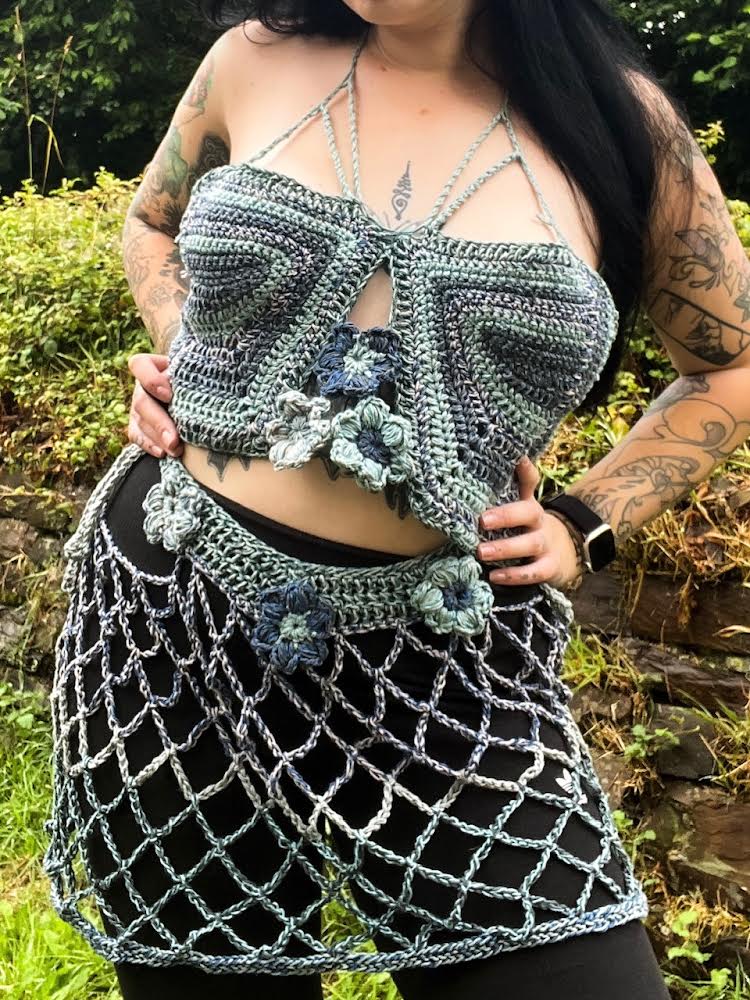 Dina’s Fishnet Skirt - DIY Crochet Festival Skirt PDF Pattern