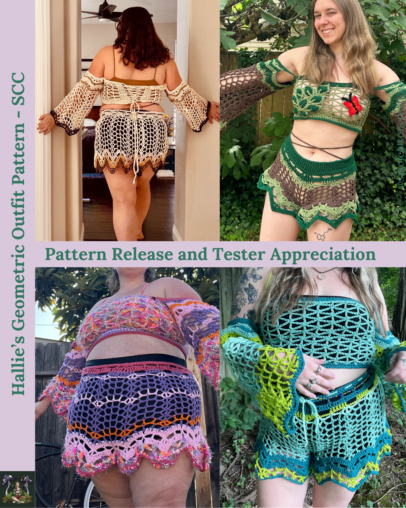 Hallie’s Geometric Outfit - DIY Crochet Festival Outfit PDF Pattern