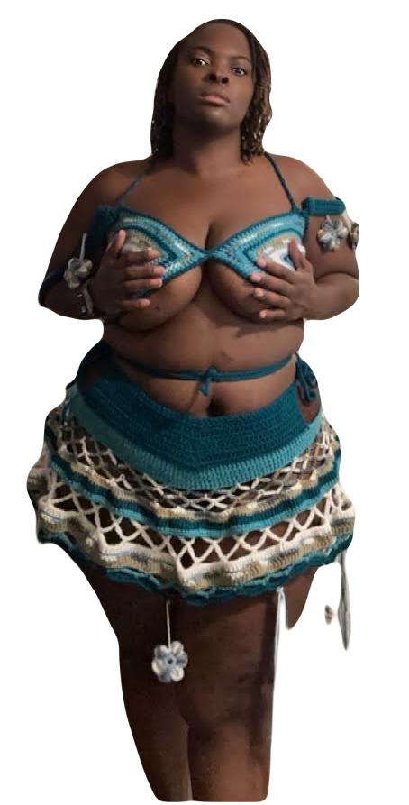 Christa’s Flower Fishnet Tiered Skirt - DIY Crochet Festival Fairycore Skirt PDF Pattern