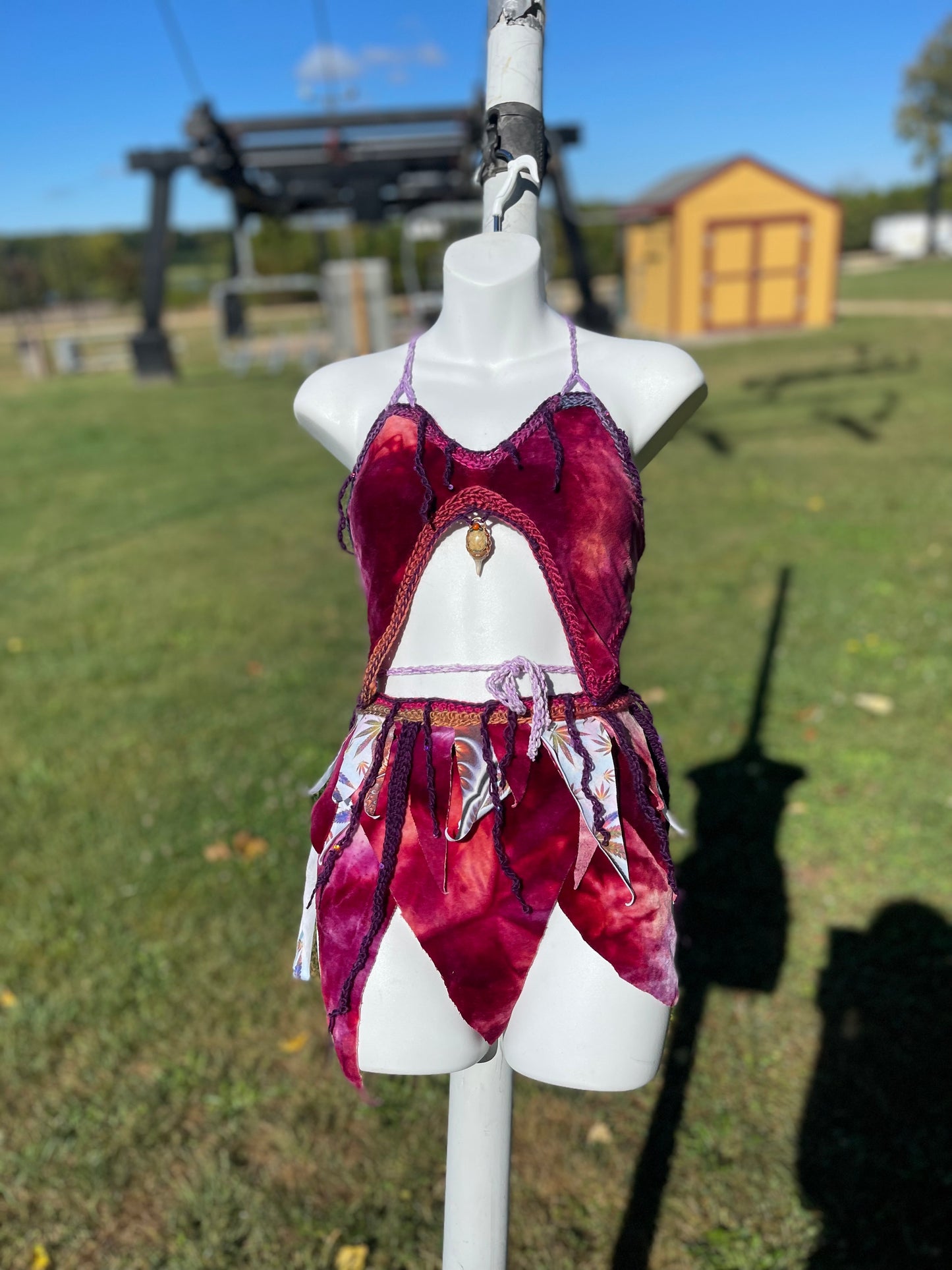 Mariana (XS/SM) - Handmade Crochet Ravewear Casualwear Oufit