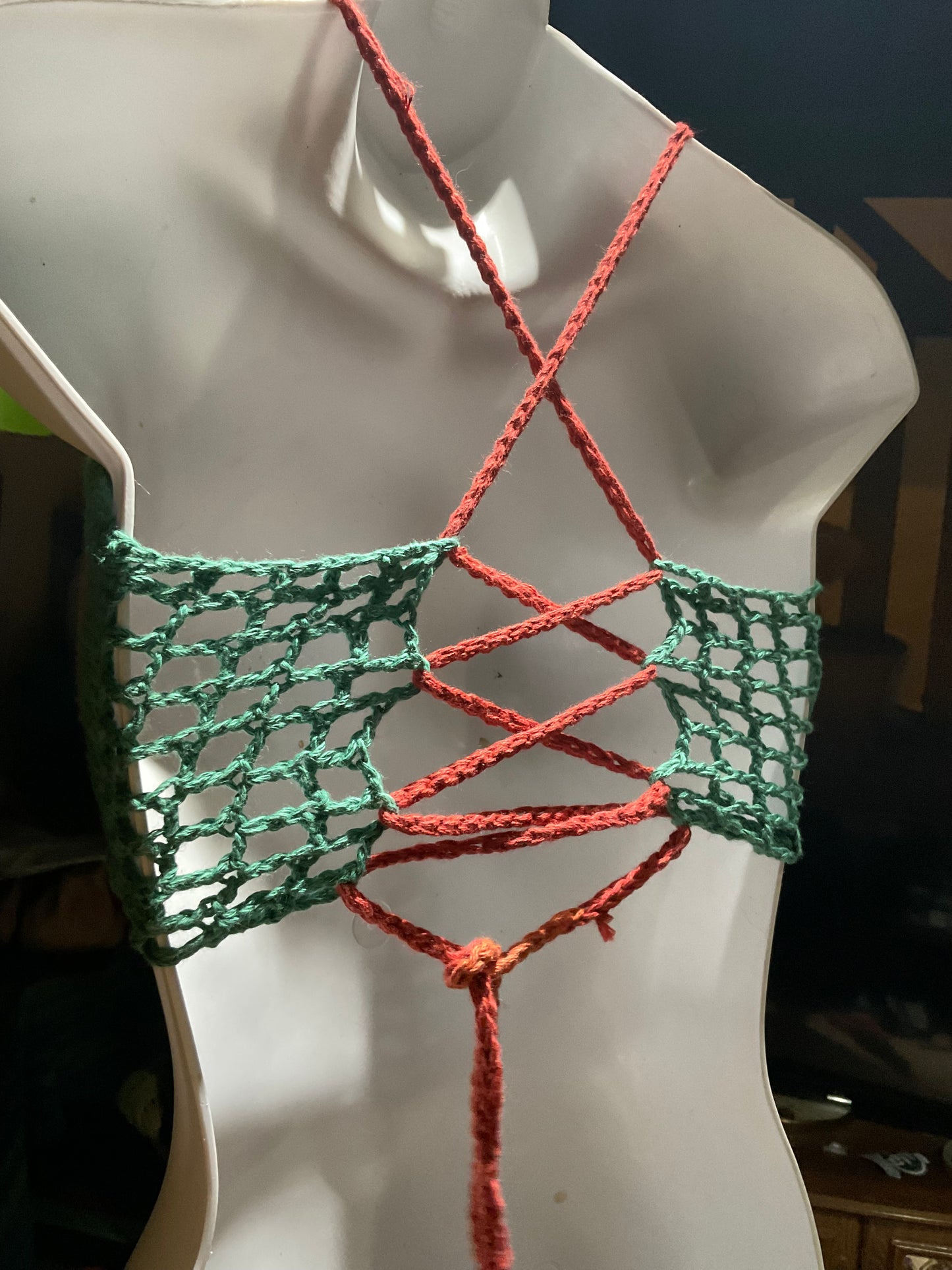 Mushroom Spiral Crop Top
