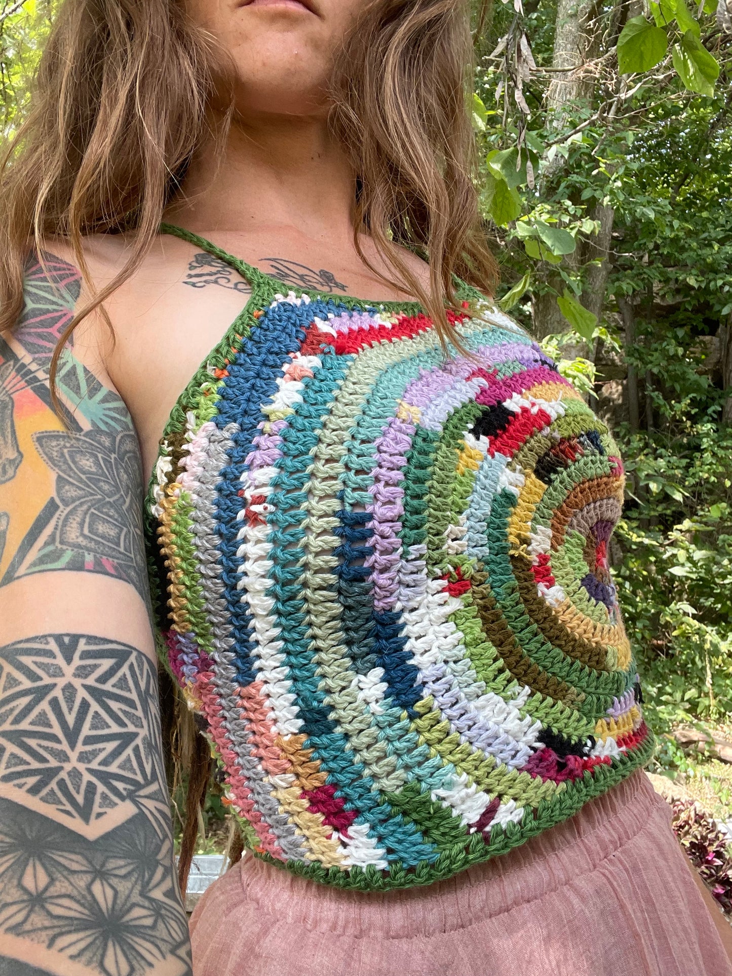 Sm/med Scrappy Earth Top