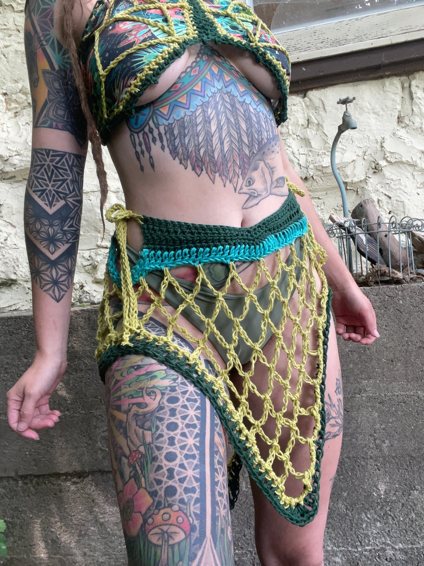 Luci’s Fishnet Skirt - DIY Crochet Festival Skirt PDF Pattern