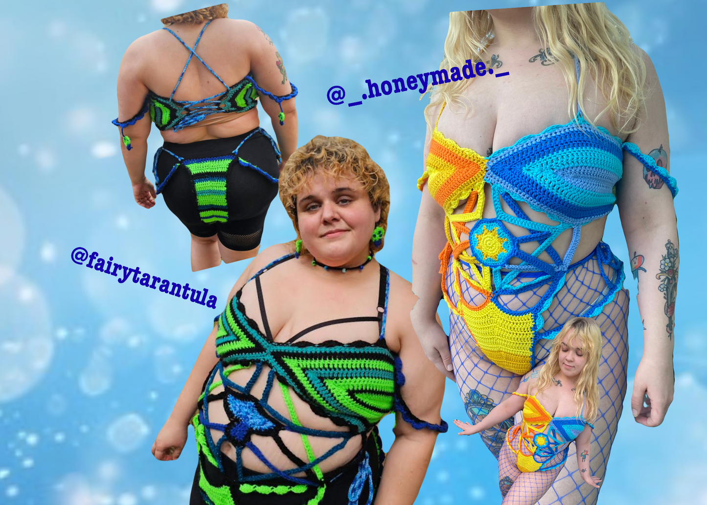 Sarah’s Geometric Bodysuit - DIY Crochet Festival Bodysuit/Swimsuit PDF Pattern