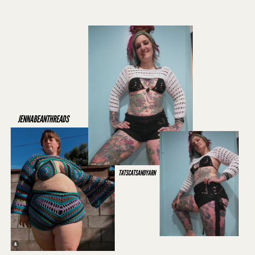 Desert Fairy Pattern Bundle (Bolero, Bralette & Shorts) - DIY Crochet Festival 3 Piece PDF Pattern Set