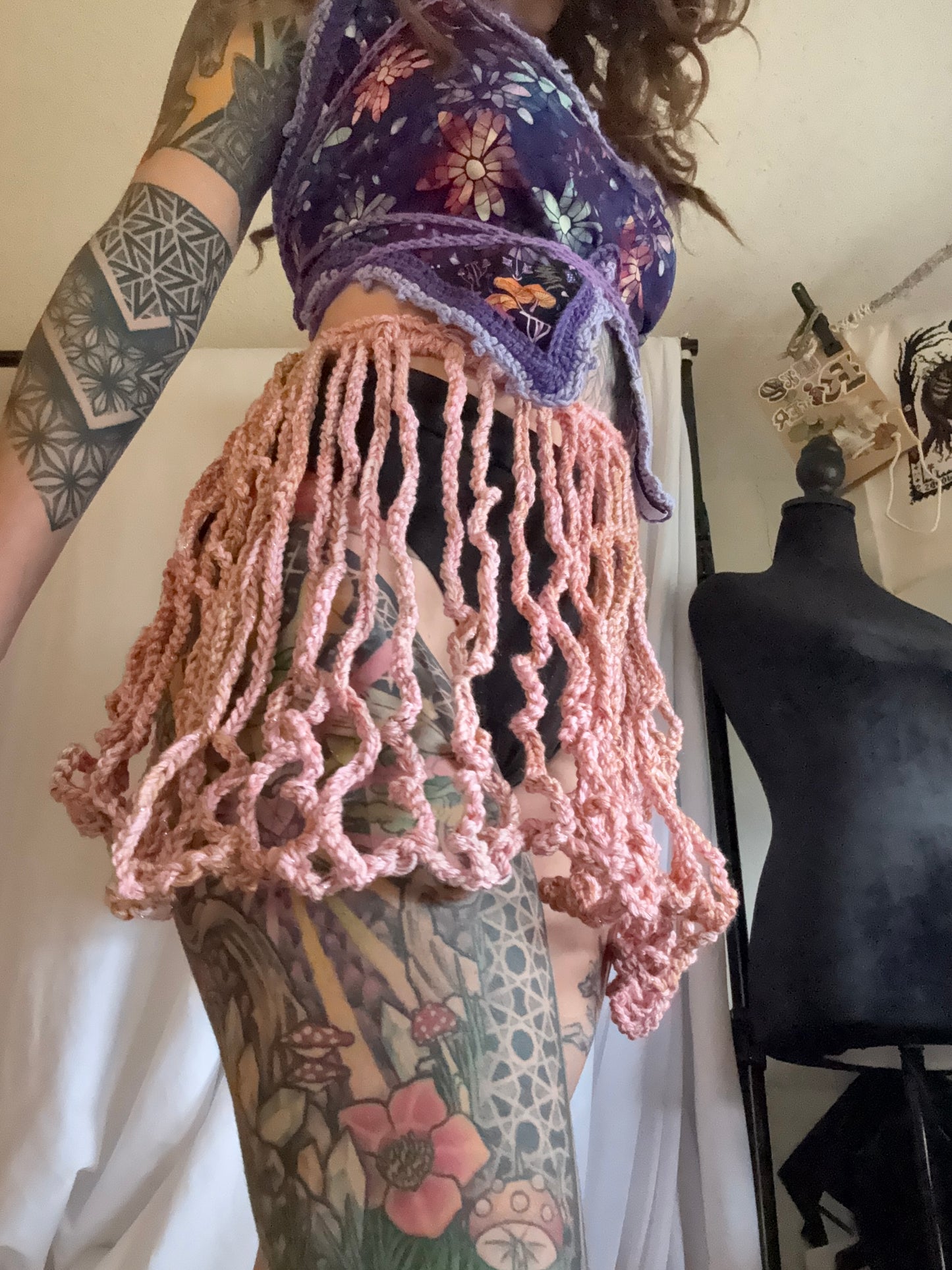 "It’s Just a Chain’s Length" Crochet Skirt - DIY Crochet Festival Skirt PDF Pattern