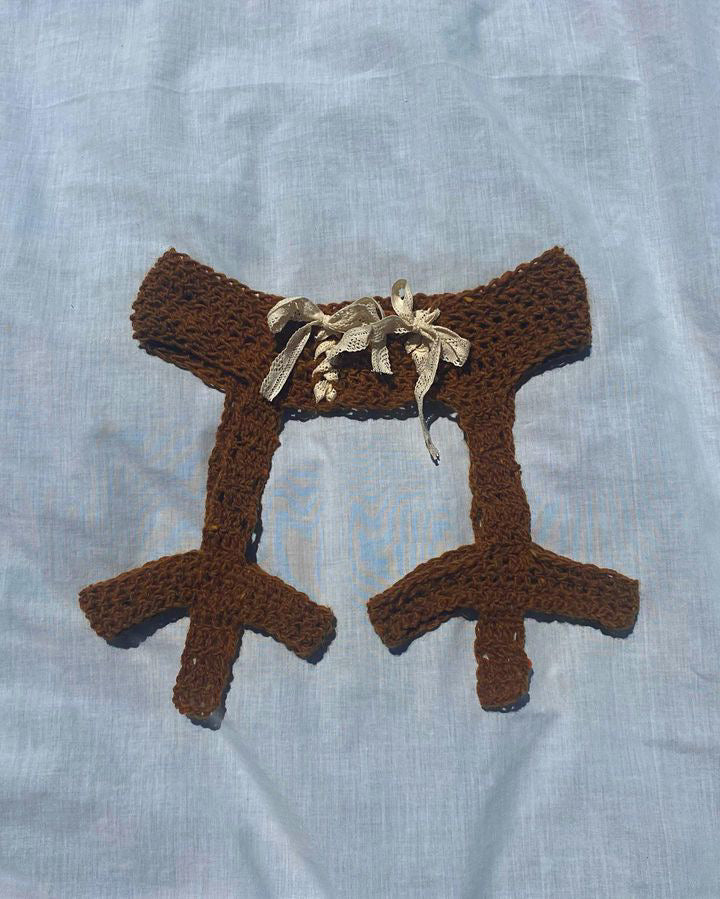 The Fae’s Corset - DIY Crochet Festival/Lingerie Corset and Garter Set PDF Pattern