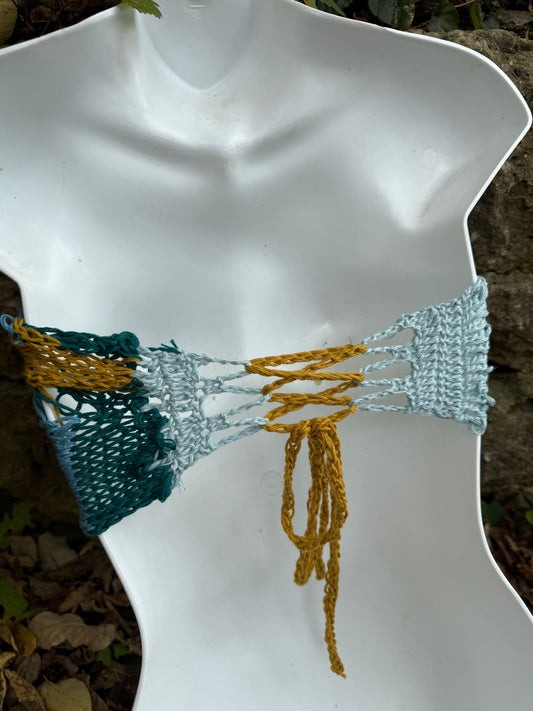 Experimental Nostalgic Knit Bandeau (Sm-M)