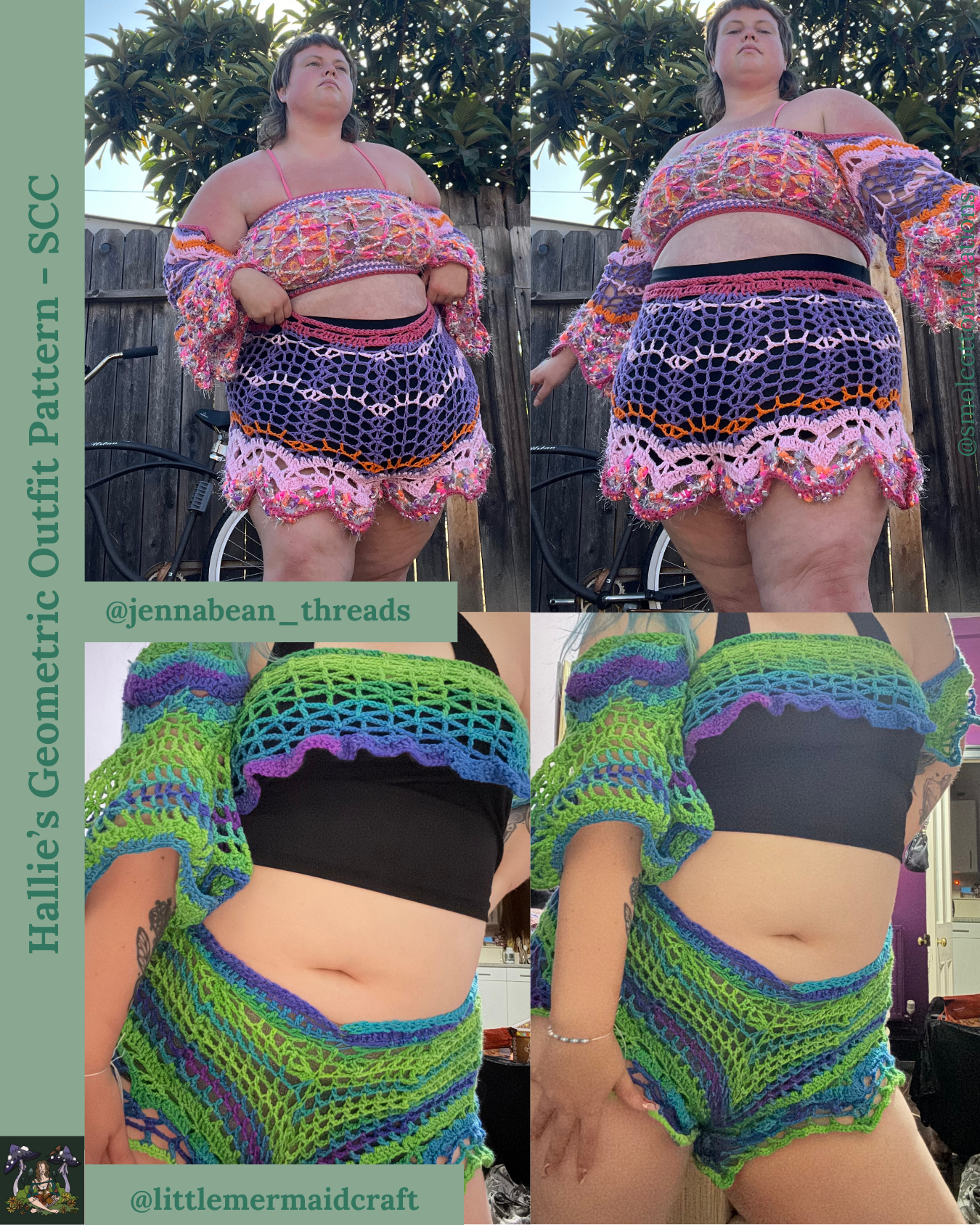 Hallie’s Geometric Outfit - DIY Crochet Festival Outfit PDF Pattern