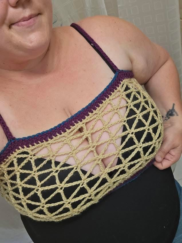 Hallie’s Geometric Bandeau - DIY Crochet Festival Top PDF Pattern