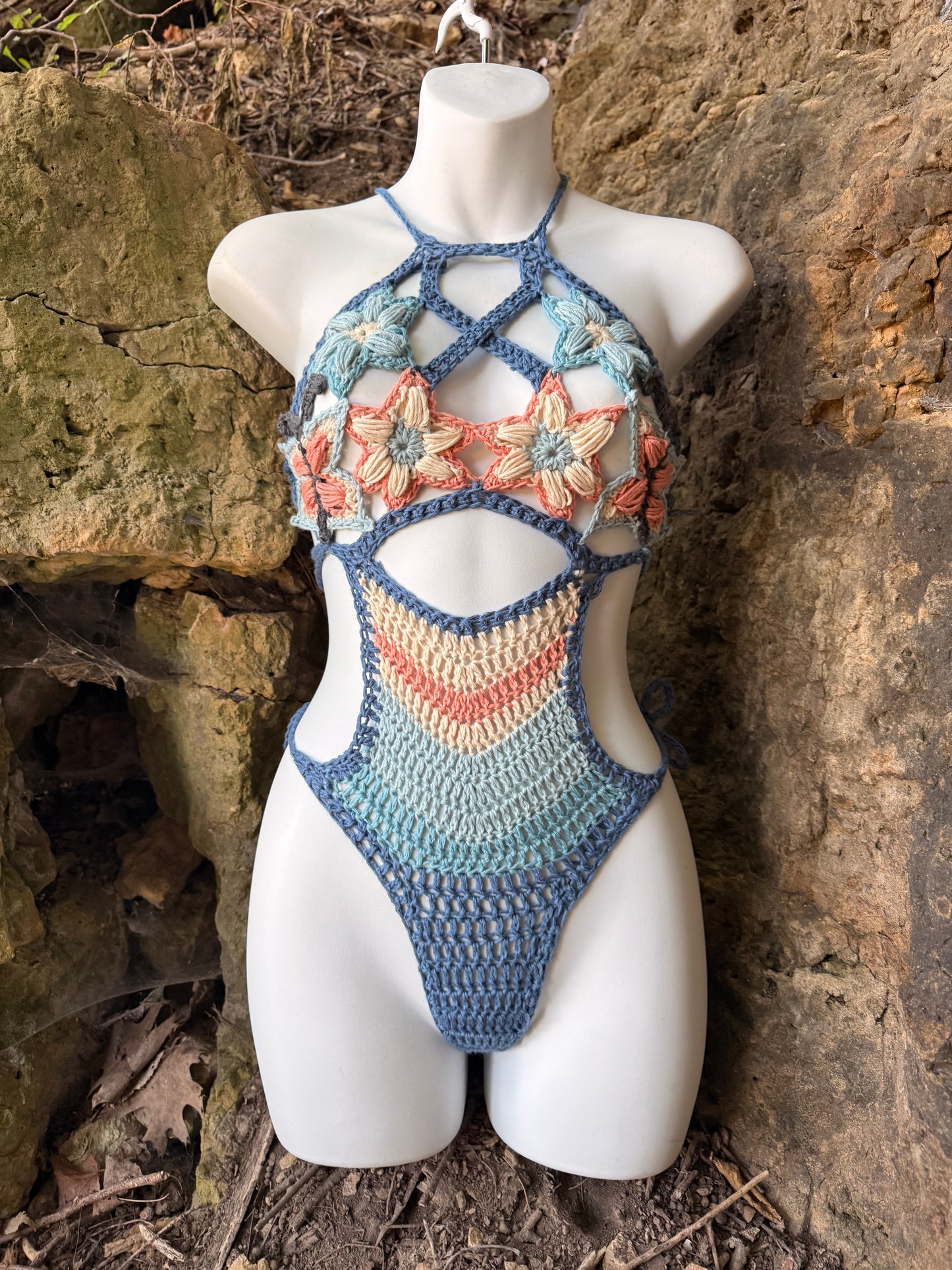 By the Sea Jungle Goddess Bodysuit XS