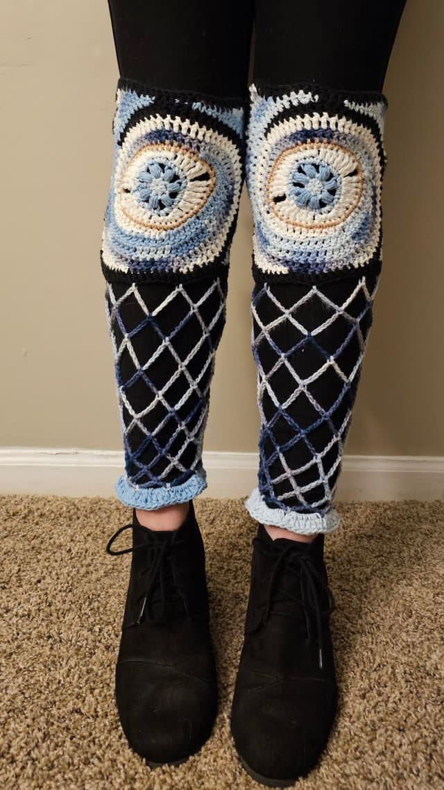 Third Eye Leg Warmers - DIY Crochet Leg Warmers PDF Pattern