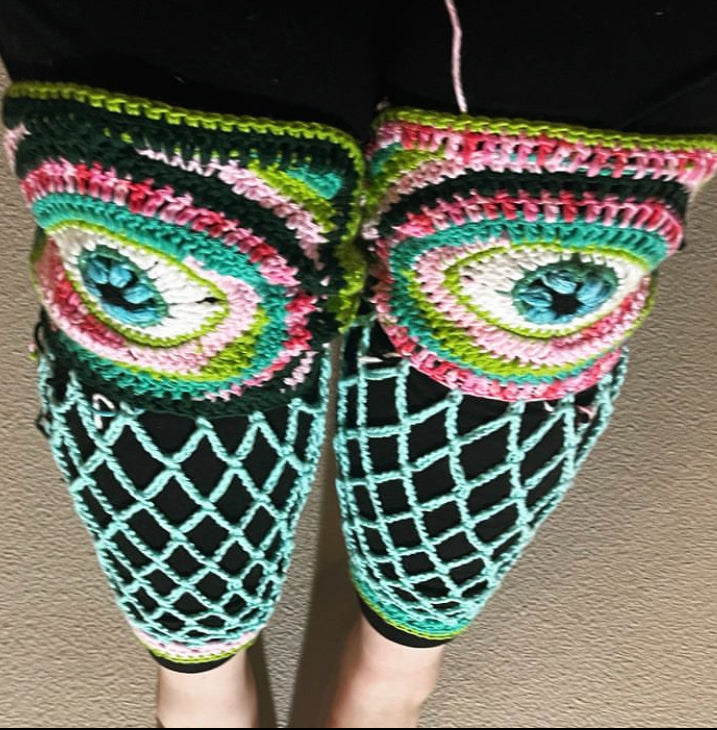 Third Eye Leg Warmers - DIY Crochet Leg Warmers PDF Pattern