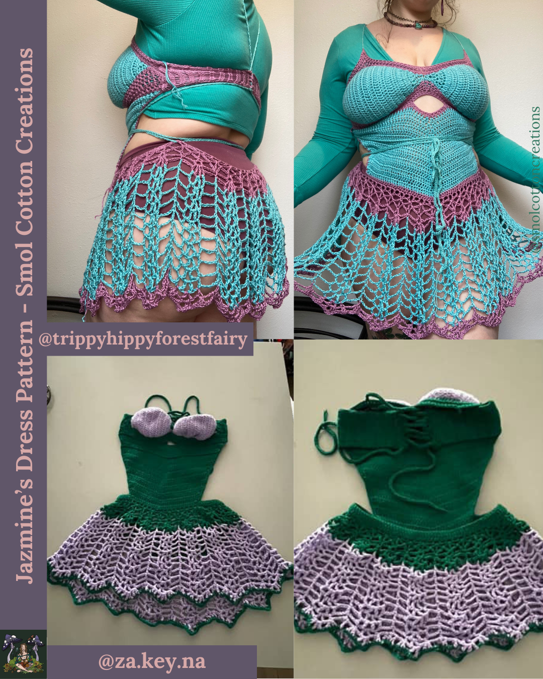 Jazmine’s Busty and Lacey Dress - DIY Festival Dress PDF Crochet Pattern