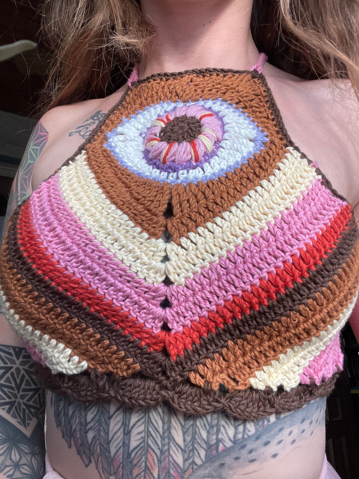 Neapolitan Ice Cream Faery Third Eye Halter Top