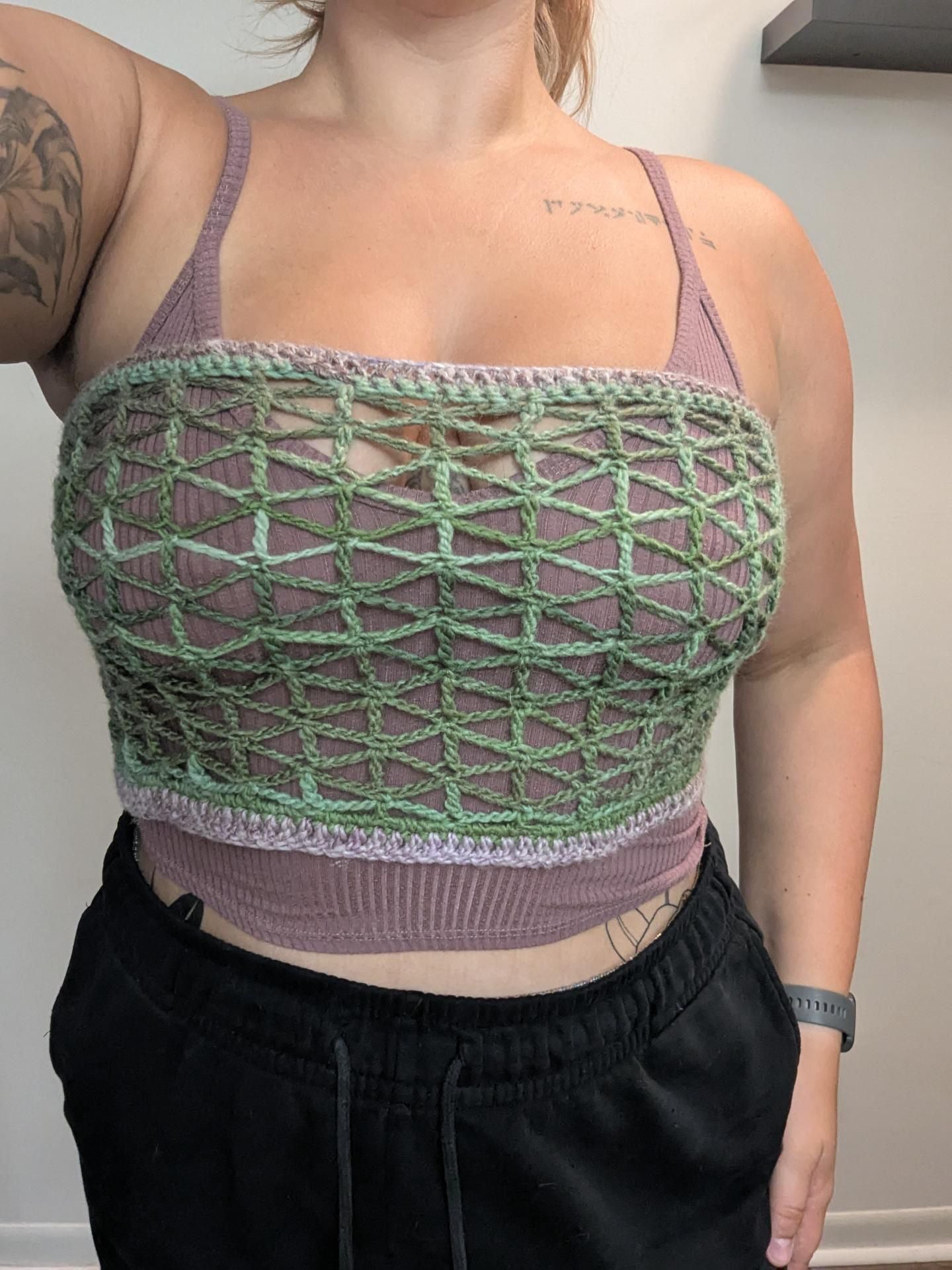 Hallie’s Geometric Bandeau - DIY Crochet Festival Top PDF Pattern