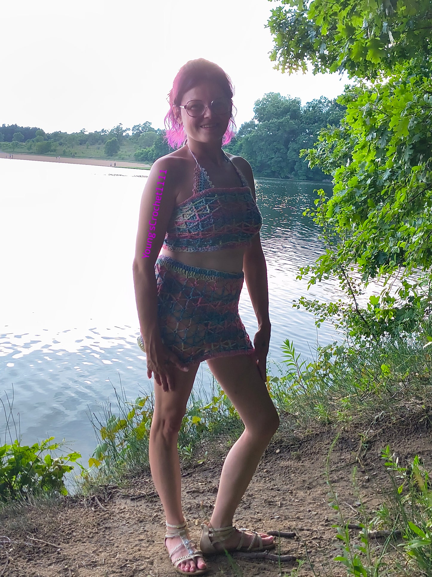 The Geometric Outfit - DIY Crochet Festival 2 Piece Outfit PDF Pattern