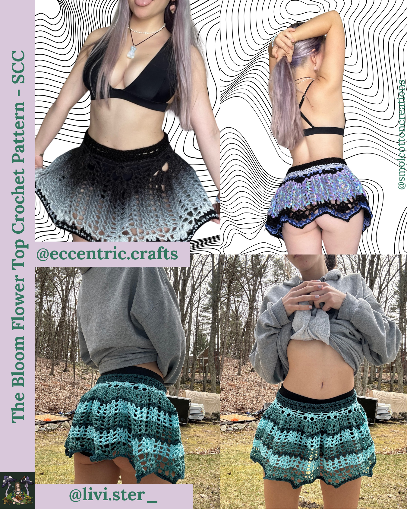 The Bloom Skirt - DIY Crochet Festival Skirt PDF Pattern