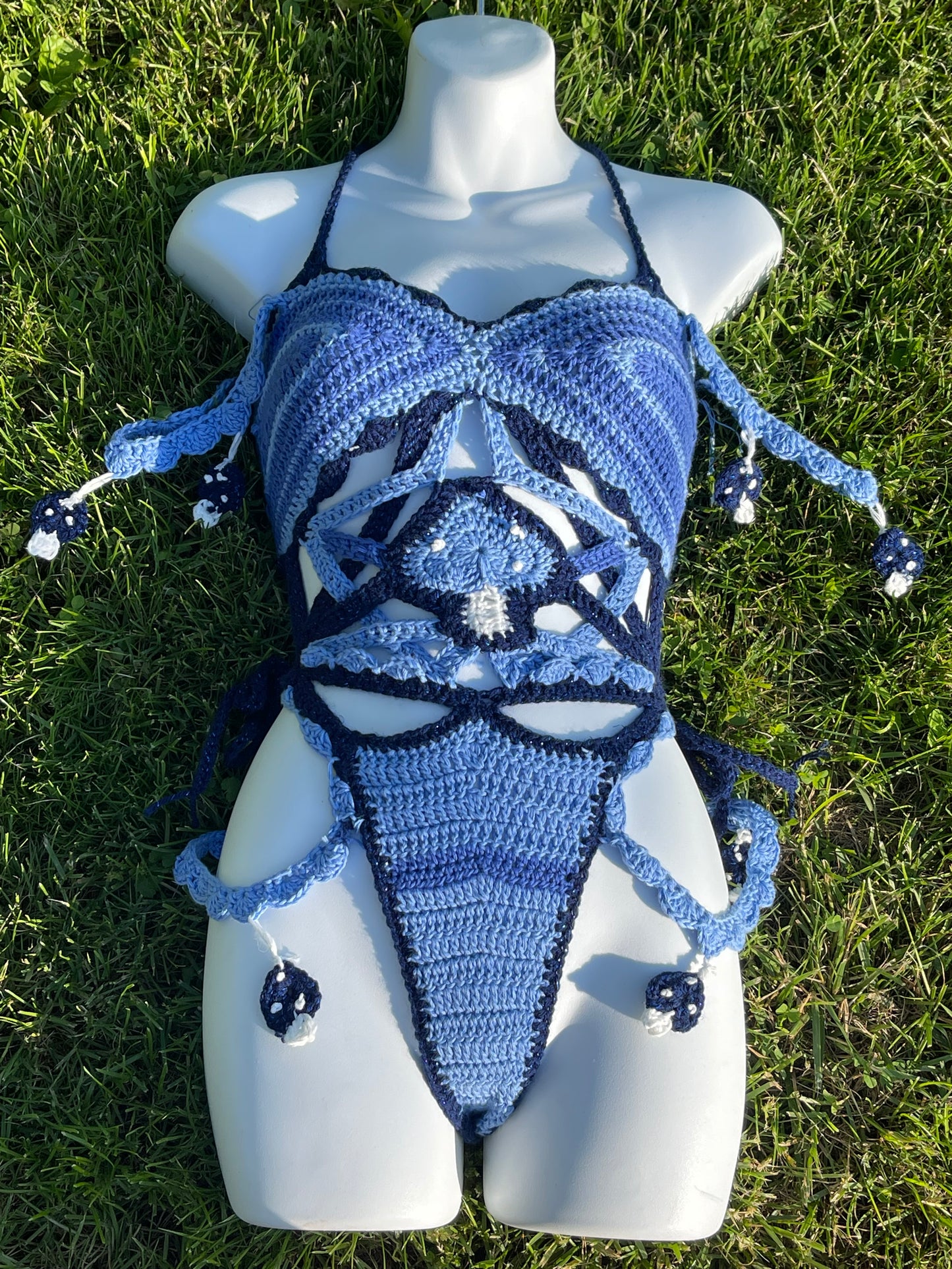 Sarah’s Blue Sparkling Bodysuit