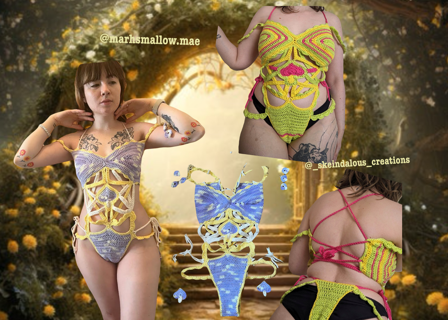 Sarah’s Geometric Bodysuit - DIY Crochet Festival Bodysuit/Swimsuit PDF Pattern