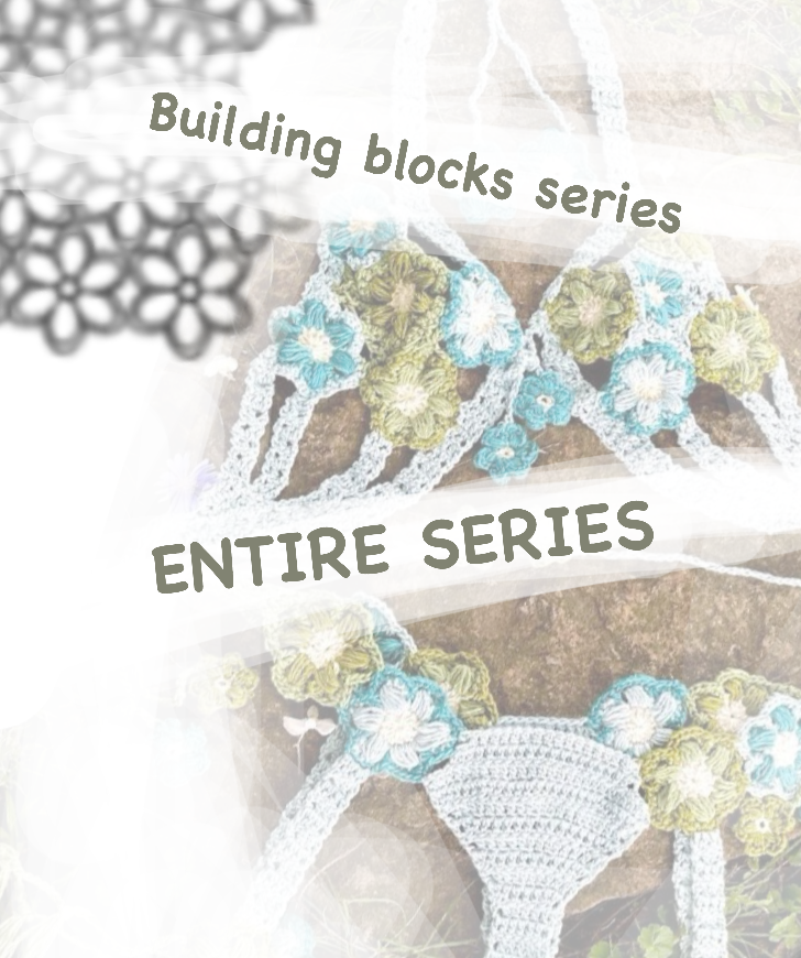 Building Blocks Series - Subscription - DIY Crochet Puff Flower and Mushroom Outfit Tutorial Series
