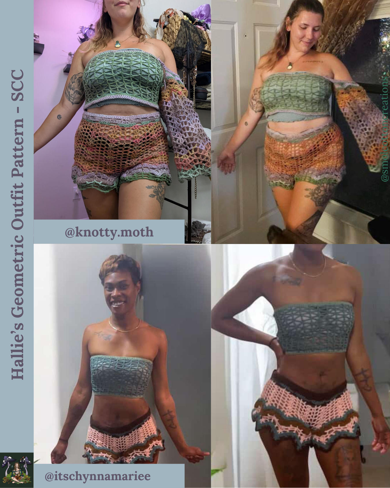 Hallie’s Geometric Outfit - DIY Crochet Festival Outfit PDF Pattern