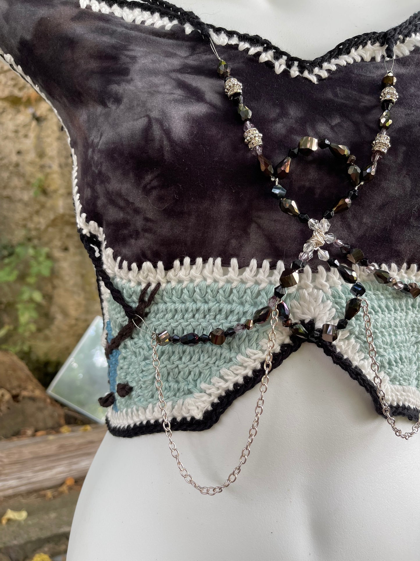 (M/L) Swallowtail Butterfly Lined Top