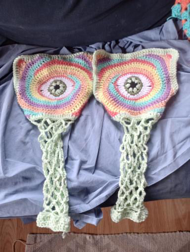 Third Eye Leg Warmers - DIY Crochet Leg Warmers PDF Pattern