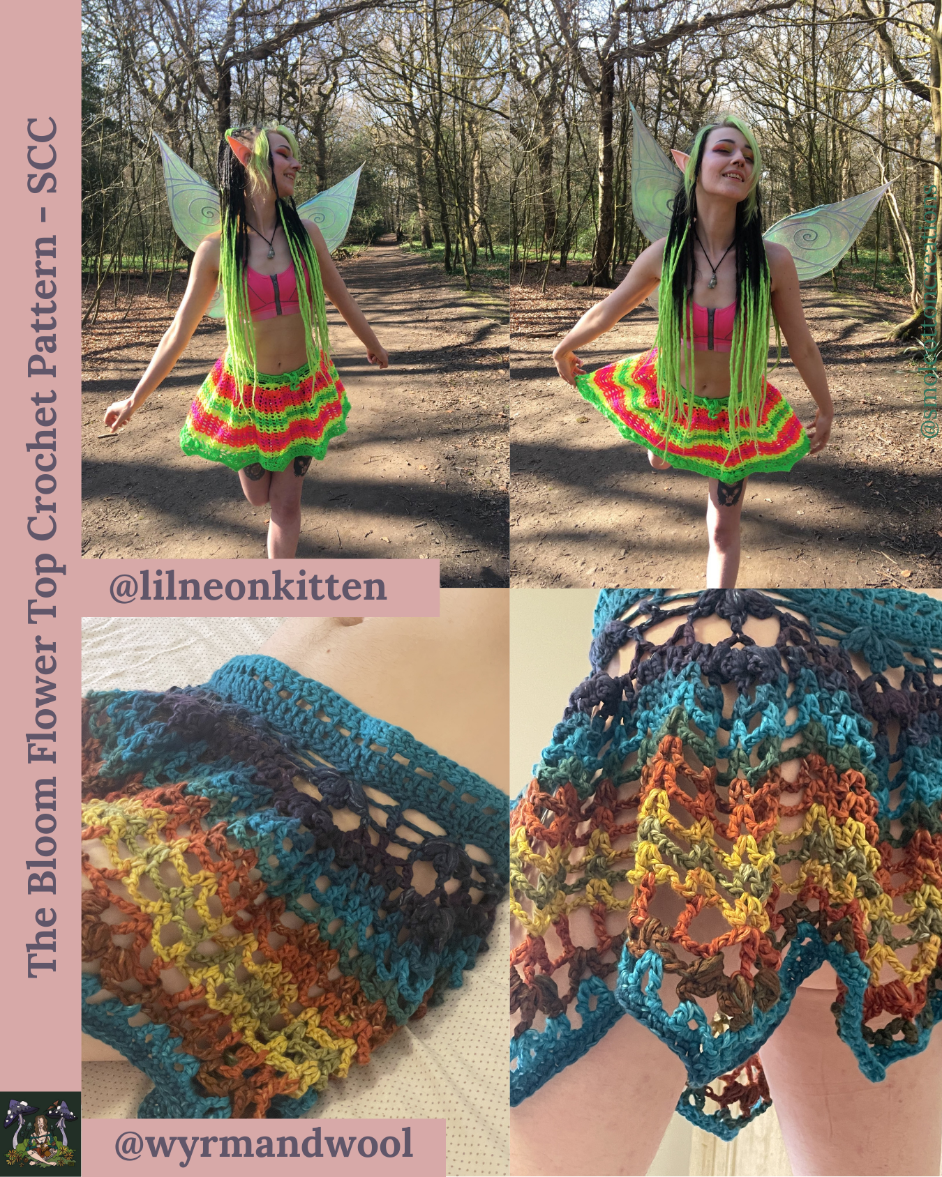 The Bloom Skirt - DIY Crochet Festival Skirt PDF Pattern