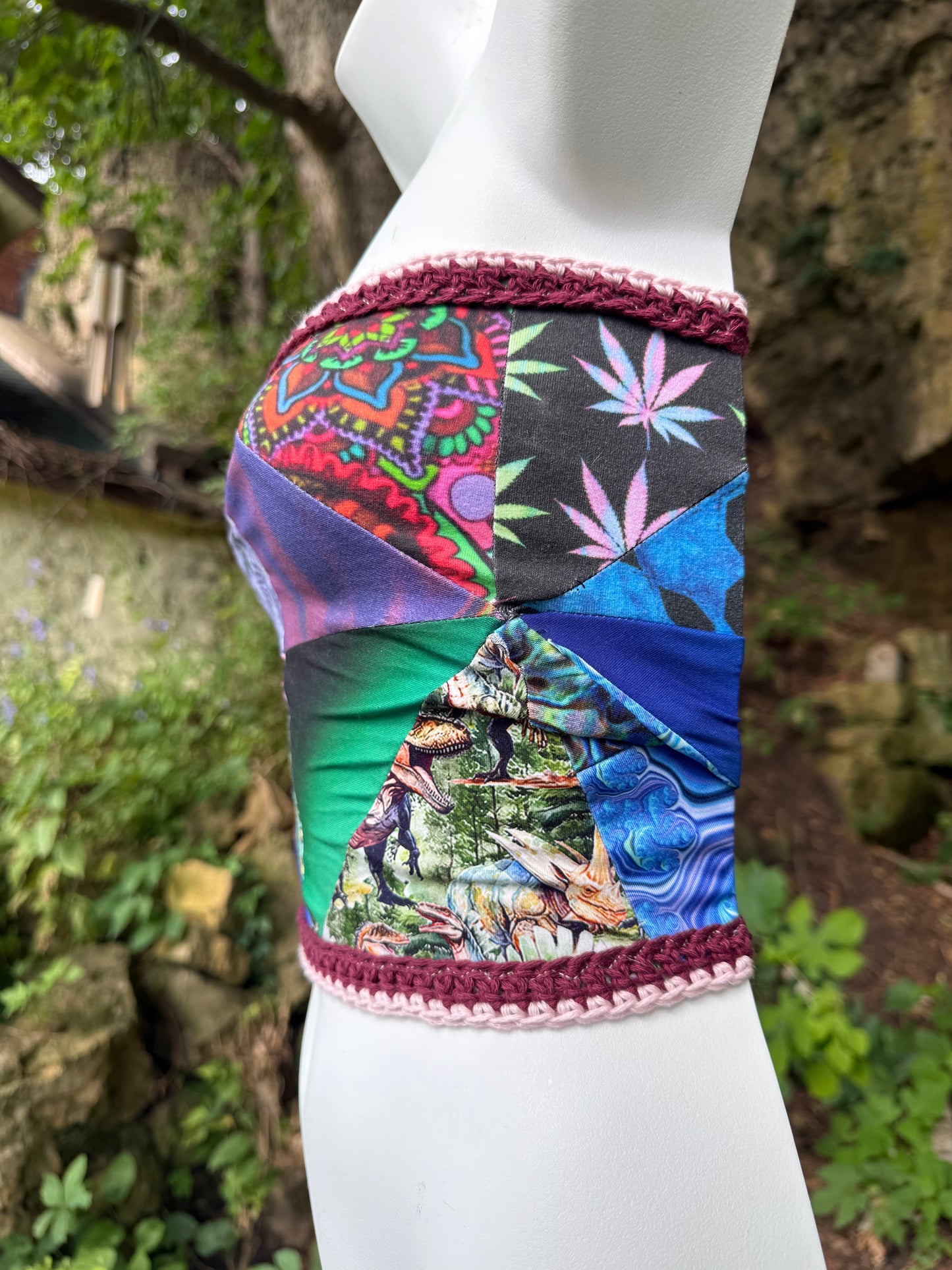 Kitty Kat Scrap Corset Top (XS-M)