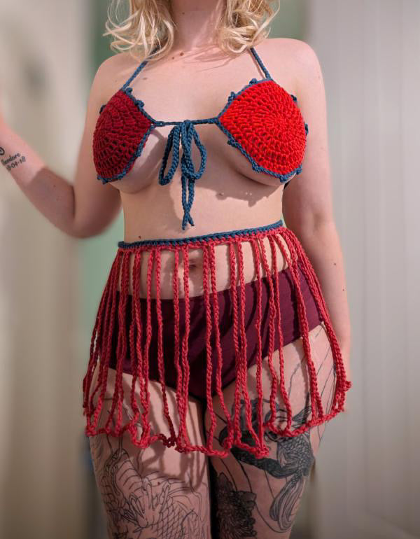 "It’s Just a Chain’s Length" Crochet Skirt - DIY Crochet Festival Skirt PDF Pattern