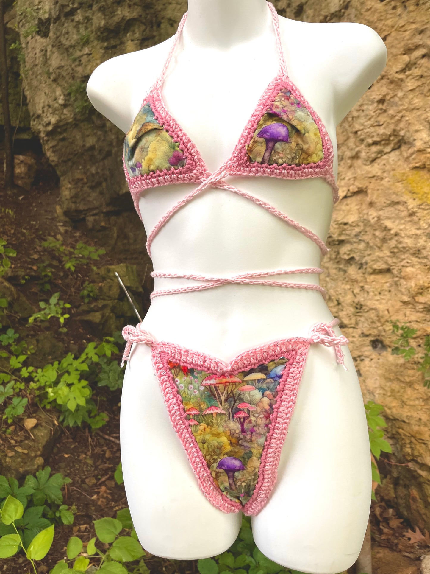 A Kawaii Forest Nymph’s Cheeky Bikini Bottoms (SM/M)