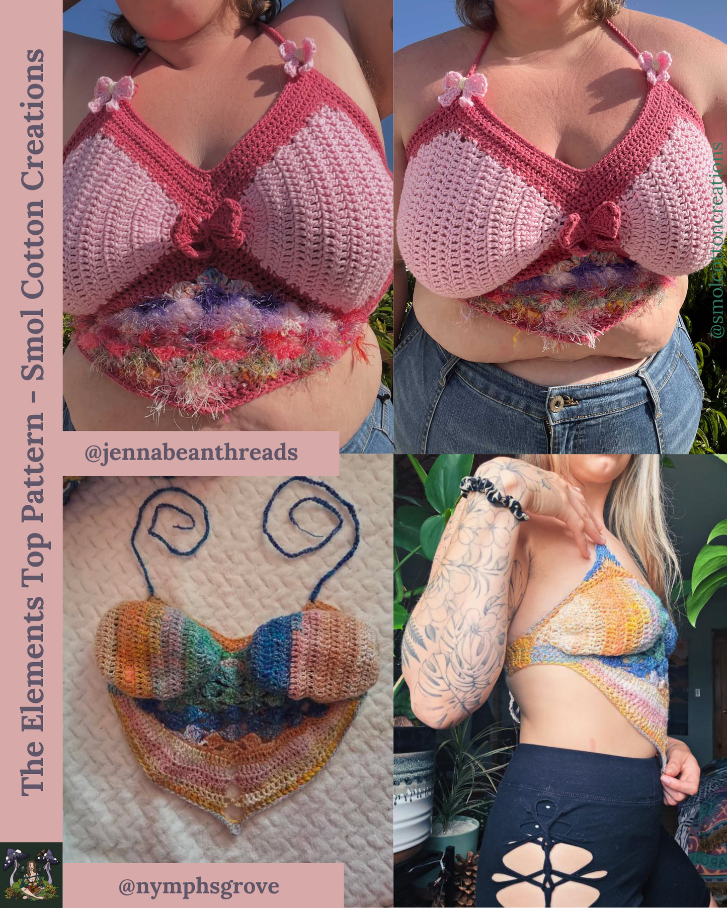 The Elements Top - DIY Crochet Festival Top PDF Pattern