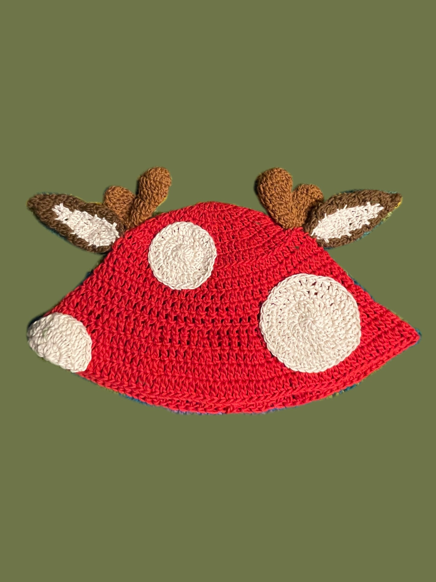 Mushroom Bambi Bucket Hat - DIY Crochet Festival Bucket Hat PDF Pattern