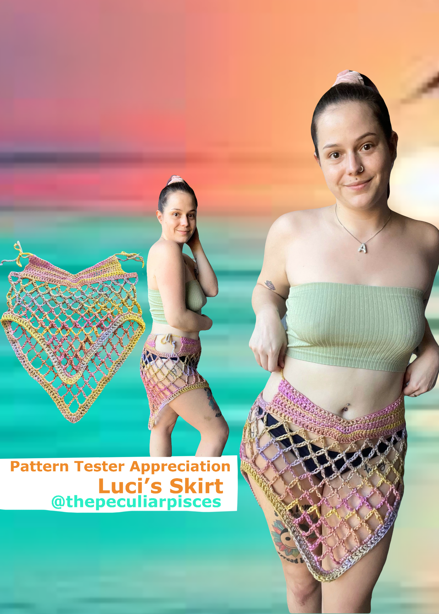 Luci’s Fishnet Skirt - DIY Crochet Festival Skirt PDF Pattern