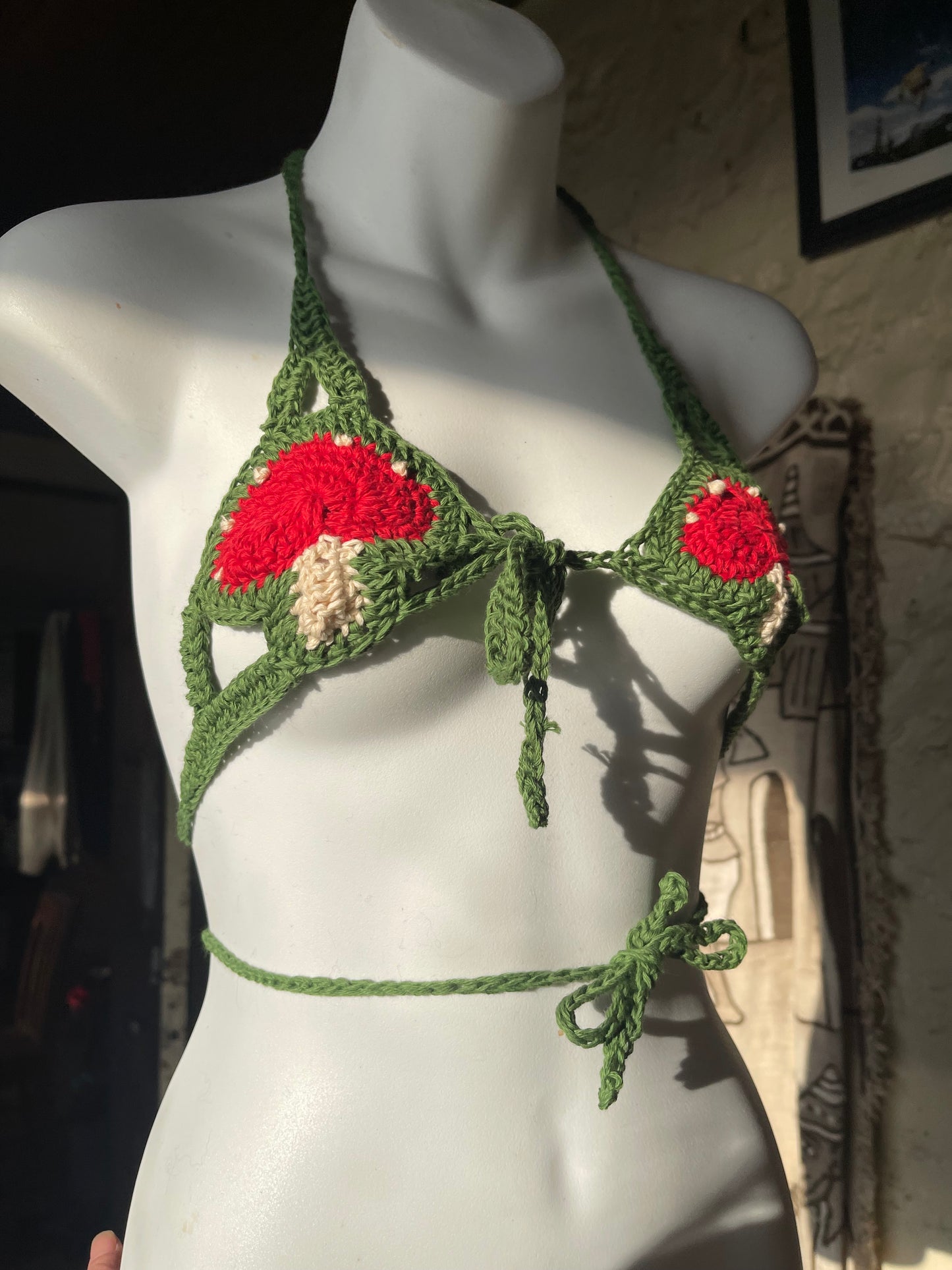 Mushroom Micro Bikini Top