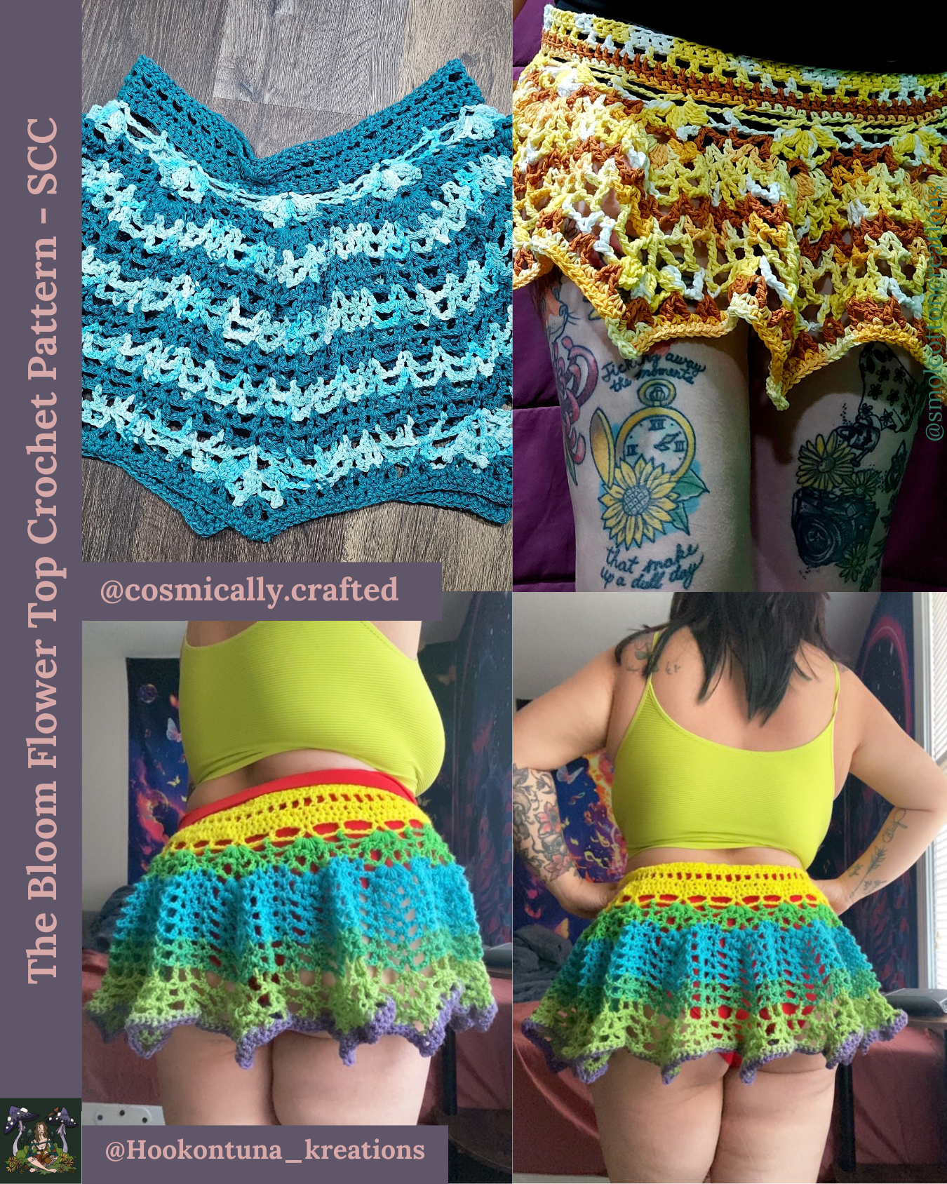The Bloom Skirt - DIY Crochet Festival Skirt PDF Pattern