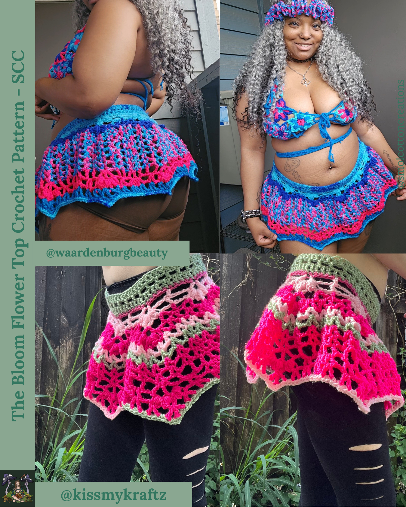 The Bloom Skirt - DIY Crochet Festival Skirt PDF Pattern