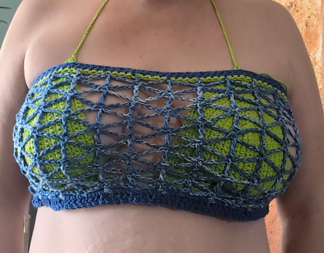 Hallie’s Geometric Bandeau - DIY Crochet Festival Top PDF Pattern