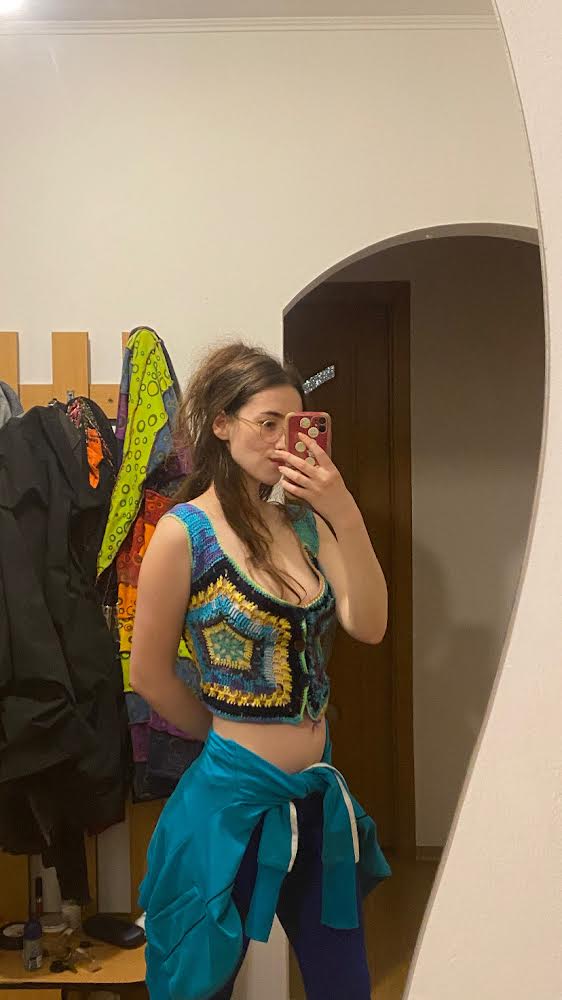 Psychedelic Rave Vest - DIY Crochet Unisex Festival Vest PDF Pattern
