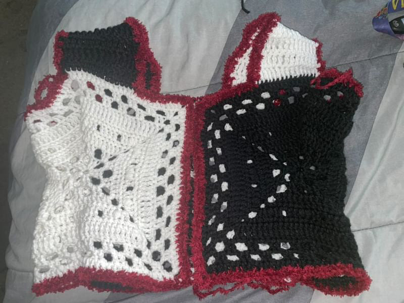 Psychedelic Rave Vest - DIY Crochet Unisex Festival Vest PDF Pattern
